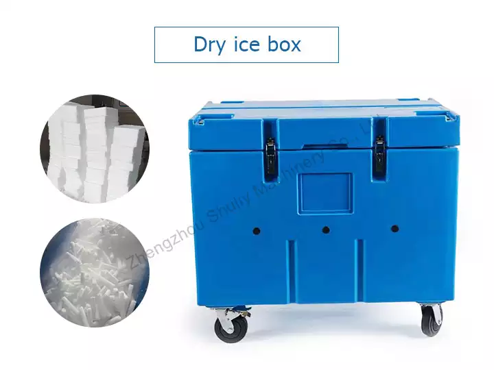 caja de hielo seco