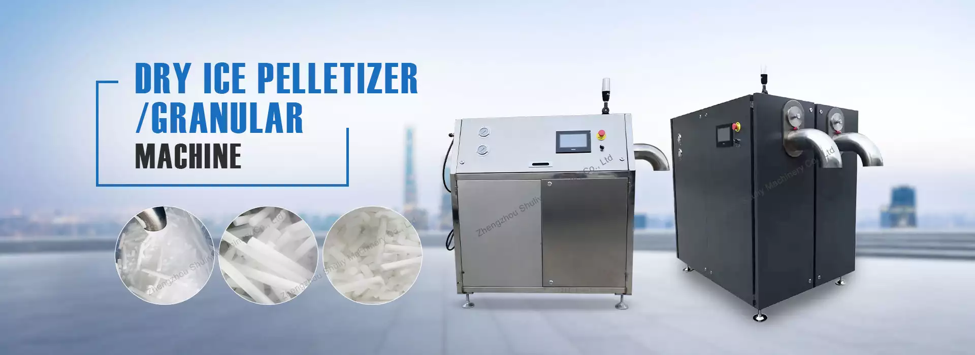 dry ice pelletizer granular machine