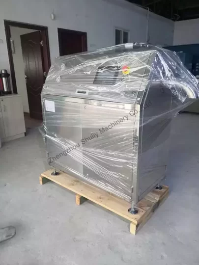 dry ice granular machine package with film