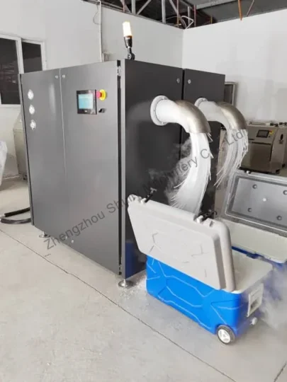machine de fabrication de glace carbonique pour pellets